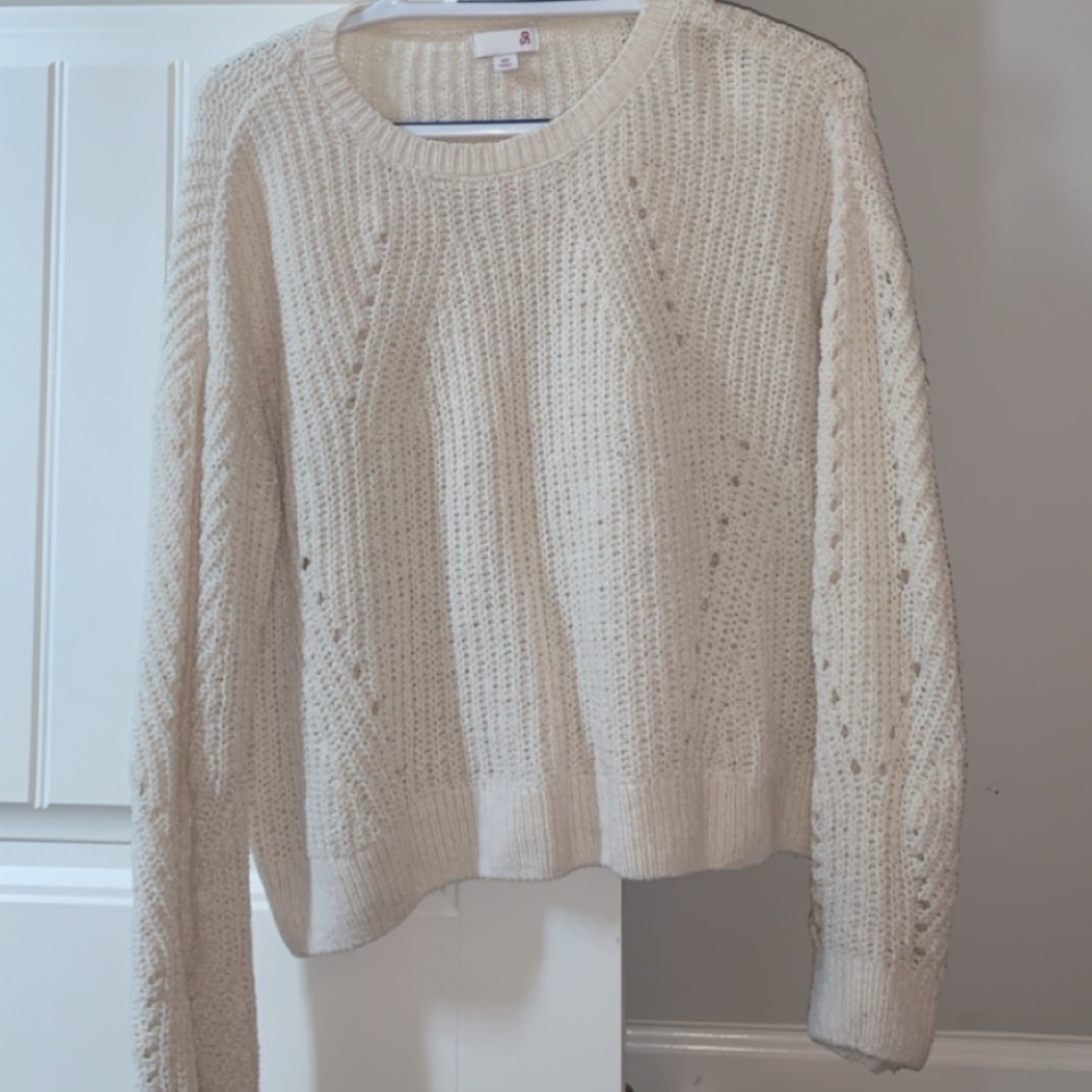 cream sweater